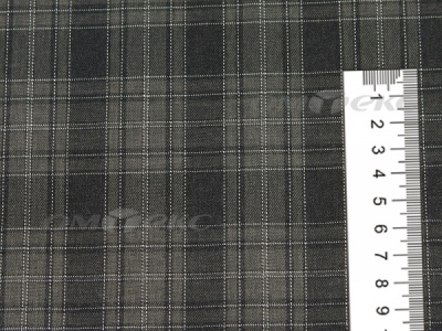 Ткань костюмная клетка 25235 2004, 185 гр/м2, шир.150см, цвет серый/бел - купить в Волгограде. Цена 