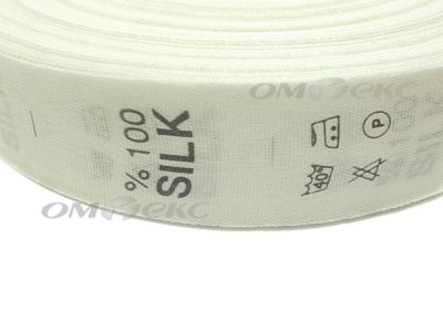 Состав и уход за тк.100% Silk (1000 шт) - купить в Волгограде. Цена: 520.46 руб.